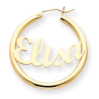 Tube Earrings 14k Gold Polished XNA270Y, MPN: XNA270Y, 191101542503