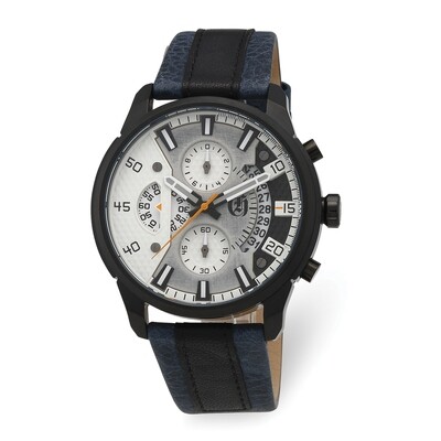 Charles Hubert IP Black Stainless Steel Chronograph White Dial Watch  XWA6039, MPN: XWA6039, 848870…