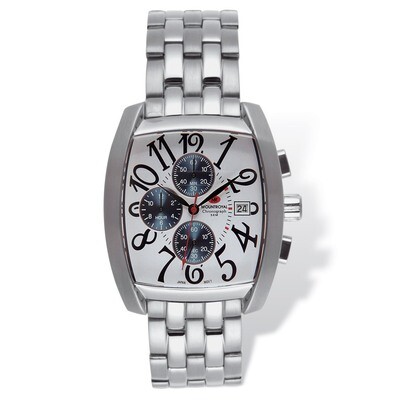 Mens Mountroyal Chronograph Stainless Steel White Calendar Watch XWA1217, MPN: XWA1217, 886774378848
