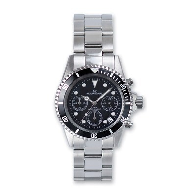 Mountroyal Stainless Steel Black Dial Chrono Divers Watch Men&#39;s XWA3380, MPN: XWA3380, 886774139364