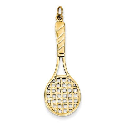 Tennis Racquet Pendant 14k Gold A2752, MPN: A2752, 883957897479