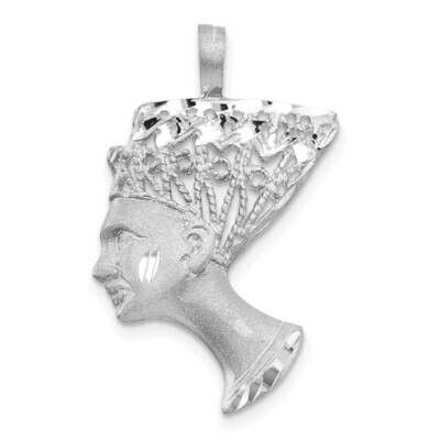 Egyptian Head Charm 10k White Gold 10C371W, MPN: 10C371W,