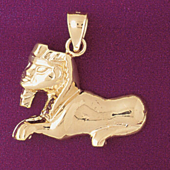 Dazzlers Jewelry Egyptian Pharaoh Pendant Necklace Charm Bracelet in Yellow, White or Rose Gold 480…