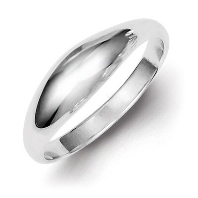 Domed Ring Sterling Silver Fancy QR401, MPN: QR401, 883957251806