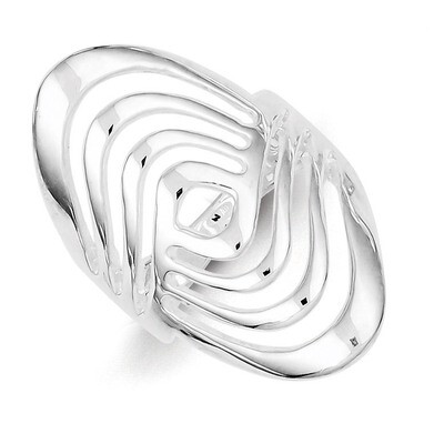 Ring Sterling Silver Fancy QR1817, MPN: QR1817, 883957184111