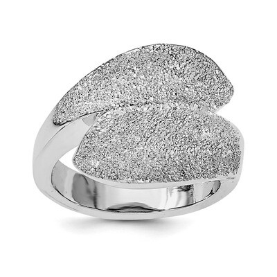 Laser-cut Fancy Ring Sterling Silver Rhodium-plated QR6134, MPN: QR6134,