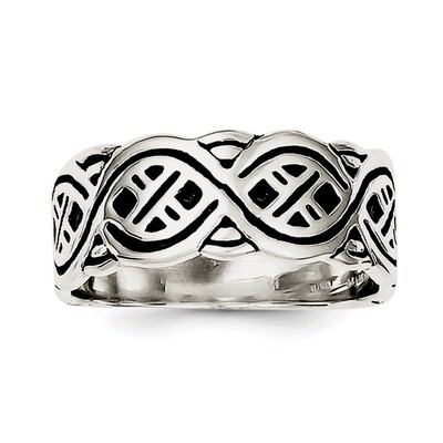 Fancy Ring Sterling Silver QR319-11, MPN: QR319, 883957250991
