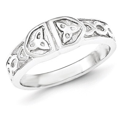 Polished Fancy Ring Sterling Silver QR6194-6