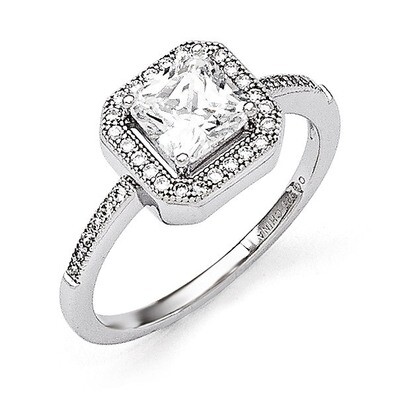 Fancy Ring Sterling Silver &amp; Cubic Zirconia QMP248, MPN: QMP248, 886774297903