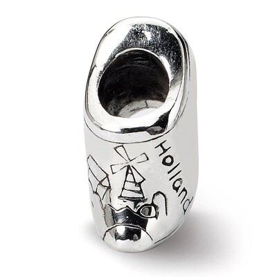 Holland Shoe Bead - Sterling Silver QRS333, MPN: QRS333, 883957722665