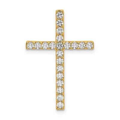 Si1/Si2, G H I, Cross Pendant 10k Gold Lab Grown Diamond PM4979-050-0YLG, MPN: PM4979-050-0YLG, 883…