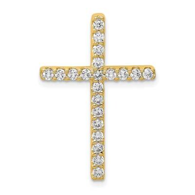 Si1/Si2, G H I, Cross Pendant 14k Gold Lab Grown Diamond PM4979-050-YLG, MPN: PM4979-050-YLG, 88395…