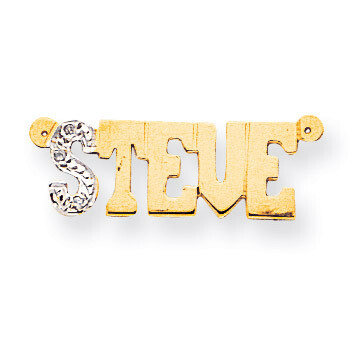 Diamond Nameplate Pendant 14k Gold XNA65, MPN: XNA65, 191101542930