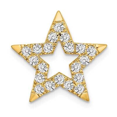 Si1/Si2, G H I, Star Pendant 14k Gold Lab Grown Diamond PM7927-050-YLG, MPN: PM7927-050-YLG, 883957…