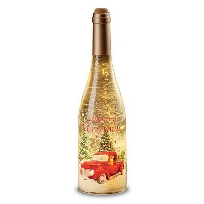 Plastic Christmas Scene Wine Bottle GM23539, MPN: GM23539, 89945714821
