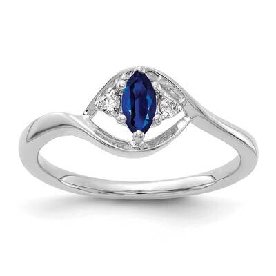 Sapphire Ring 14k White Gold Diamond RM5752-SA-005-WA, MPN: RM5752-SA-005-WA, 883957387116
