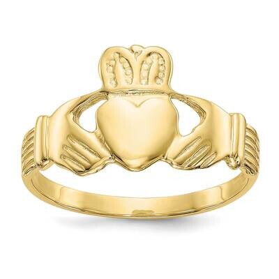 Men&#39;s Claddagh Ring 10k Gold 10K4774, MPN: 10K4774, 191101726224