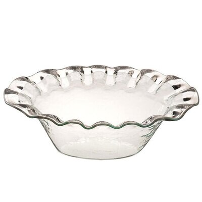 Annieglass Ruffle Wine Cooler Platinum, MPN: P234, UPC: