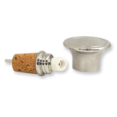 Nickel-plated Wine Stopper Pourer GM4128, MPN: GM4128, 797140329640