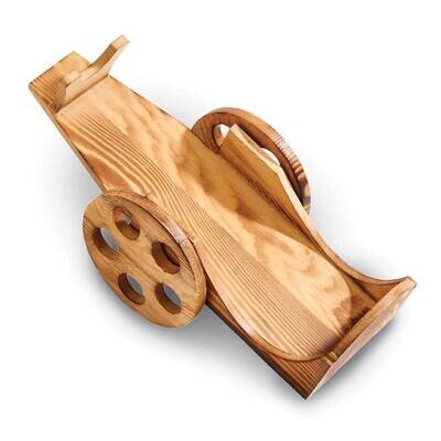 Light Wood Wine Bottle Cart GM24026, MPN: GM24026, 47105609479