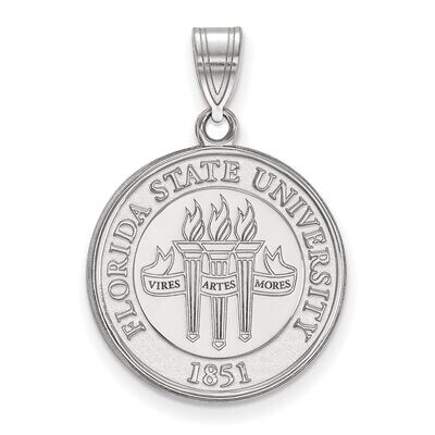 Florida State University Large Crest Sterling Silver SS078FSU, MPN: SS078FSU, 886774683508