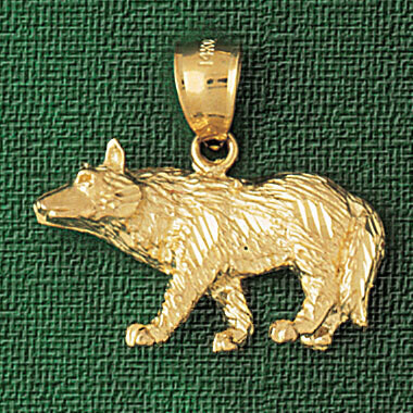 Dazzlers Jewelry Fox Pendant Necklace Charm Bracelet in Yellow, White or Rose Gold 2711, MPN: DZ-27…