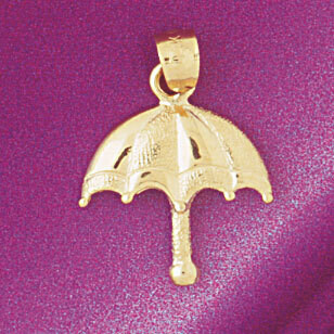 Dazzlers Jewelry Umbrella Pendant Necklace Charm Bracelet in Yellow, White or Rose Gold 6623, MPN: …