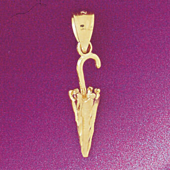 Dazzlers Jewelry Umbrella Pendant Necklace Charm Bracelet in Yellow, White or Rose Gold 6622, MPN: …