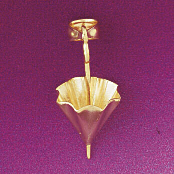 Dazzlers Jewelry Umbrella Pendant Necklace Charm Bracelet in Yellow, White or Rose Gold 6621, MPN: …