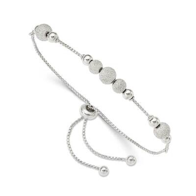Beaded Adjustable Bracelet Sterling Silver QG4772, MPN: QG4772, 886774070070