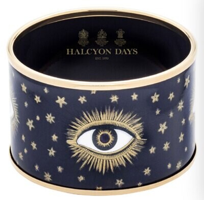 Halcyon Days 4cm Evil Eye Gold Small Cuff Bracelet PBEVE1140GS, MPN: PBEVE1140GS,