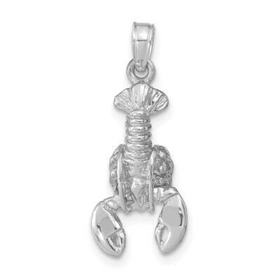 Lobster Pendant 14k White Gold C2515W, MPN: C2515W, 63721812611