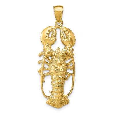 Lobster Pendant 14k Gold K7787, MPN: K7787, 677937294224