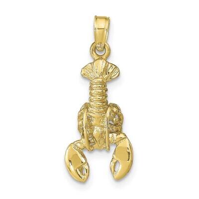 3-D Moveable Lobster Pendant 10k Gold 10C2515, MPN: 10C2515,