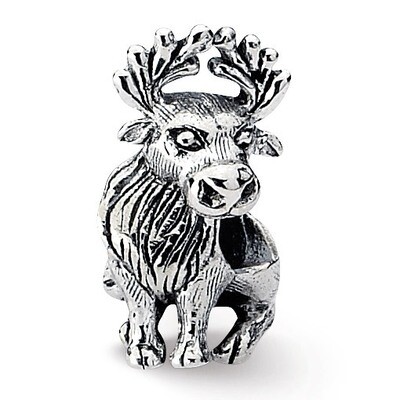 Moose Bead - Sterling Silver QRS1817, MPN: QRS1817, 883957310213