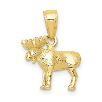 3-D Moose Pendant 10k Gold 10K3327, MPN: 10K3327,