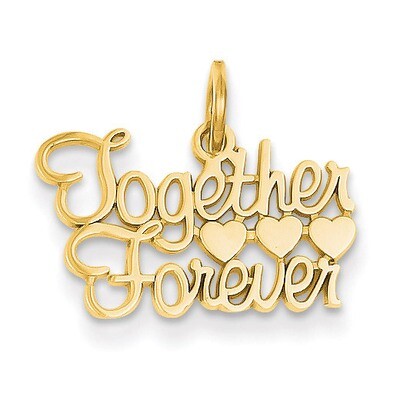 Together Forever Charm 14k Gold C1037, MPN: C1037, 883957854694