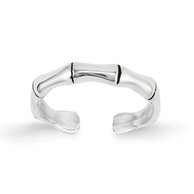 Toe Ring Sterling Silver Solid QR861, MPN: QR861, 883957254050