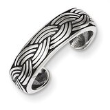 Toe Ring Antiqued Sterling Silver QR837, MPN: QR837, 883957253916