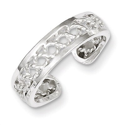 Toe Ring Sterling Silver Solid QR850, MPN: QR850, 883957254005