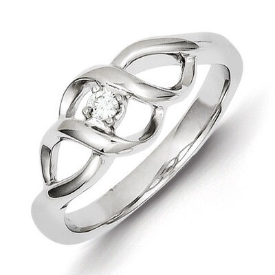 White Diamonds Ring Sterling Silver QR4811, MPN: QR4811, 883957280219