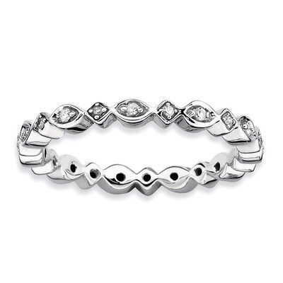 Diamond Ring - Sterling Silver QSK339, MPN: QSK339, 883957281094
