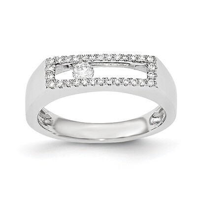 Diamond Ring 14k White Gold Polished Y12803AA, MPN: Y12803AA,