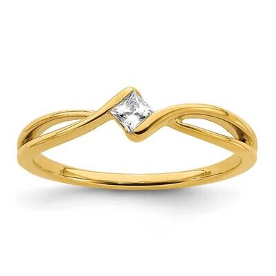 Si1/Si2, G H I, Promise Ring 14k Gold Lab Grown Diamond RM6503-016-YLG, MPN: RM6503-016-YLG, 883957…