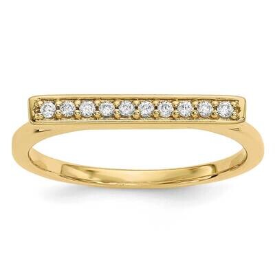 Diamond Bar Ring 14k Gold Y13742AA, MPN: Y13742AA,