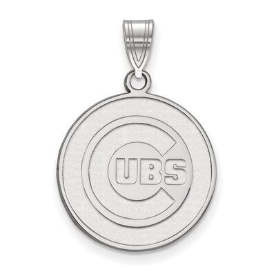 Chicago Cubs Large Pendant Sterling Silver SS004CUB, MPN: SS004CUB, 886774624143