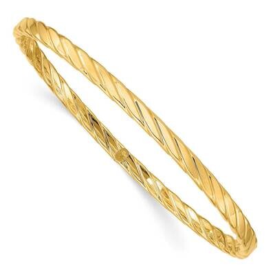 4mm Bangle 14k Gold DB651, MPN: DB651, 191101980169
