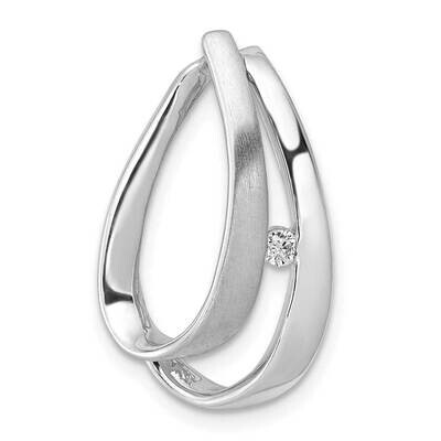 1/20Ct. Diamond Double Teardrop Pendant 14k White Gold PM4707-004-WA, MPN: PM4707-004-WA, 883957670…