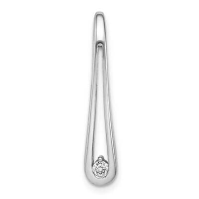 1/20Ct. Diamond Fancy Teardrop Slide Pendant 14k White Gold PM4812-005-WA, MPN: PM4812-005-WA, 8839…