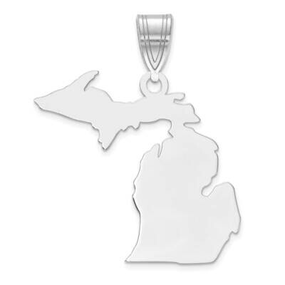Mi State Pendant Bail Only 14k White Gold XNA707W-MI, MPN: XNA707W-MI, 886774753546
